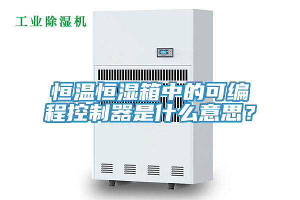 恒溫恒濕箱中的可編程控制器是什么意思？