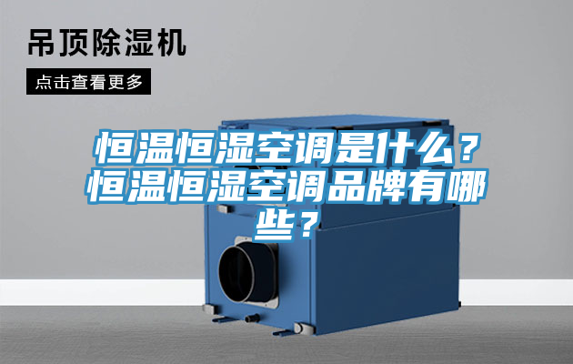 恒溫恒濕空調(diào)是什么？恒溫恒濕空調(diào)品牌有哪些？