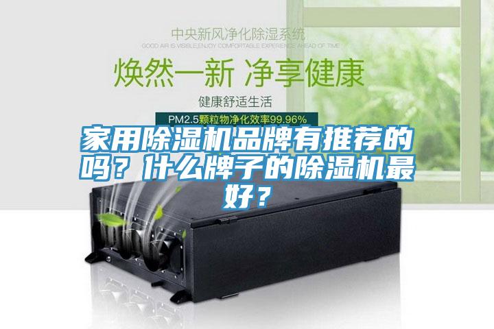 家用除濕機品牌有推薦的嗎？什么牌子的除濕機最好？