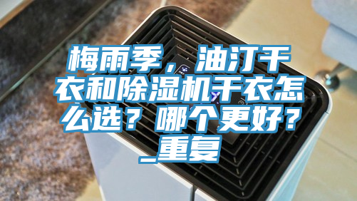 梅雨季，油汀干衣和除濕機干衣怎么選？哪個更好？_重復