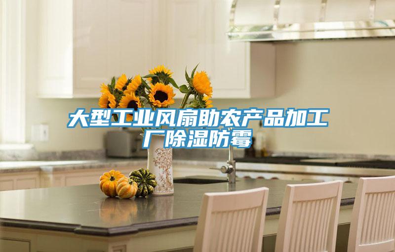 大型工業(yè)風(fēng)扇助農(nóng)產(chǎn)品加工廠除濕防霉