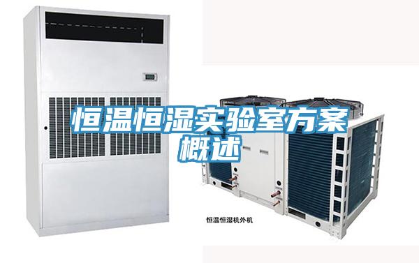 恒溫恒濕實驗室方案概述