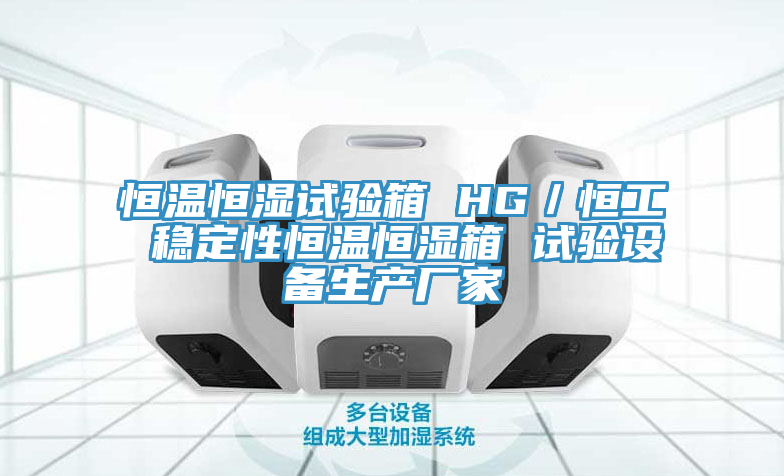 恒溫恒濕試驗(yàn)箱 HG／恒工 穩(wěn)定性恒溫恒濕箱 試驗(yàn)設(shè)備生產(chǎn)廠家