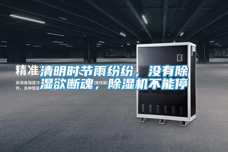 清明時(shí)節(jié)雨紛紛，沒有除濕欲斷魂，除濕機(jī)不能停