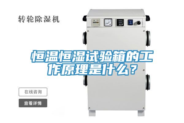 恒溫恒濕試驗(yàn)箱的工作原理是什么？