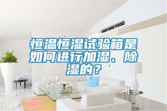 恒溫恒濕試驗箱是如何進行加濕、除濕的？