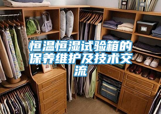 恒溫恒濕試驗箱的保養(yǎng)維護(hù)及技術(shù)交流
