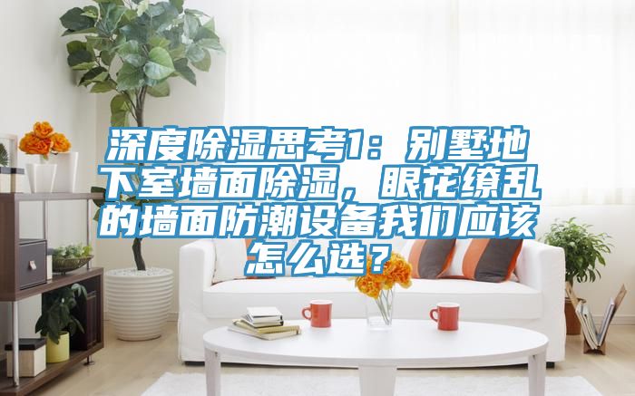 深度除濕思考1：別墅地下室墻面除濕，眼花繚亂的墻面防潮設(shè)備我們應(yīng)該怎么選？