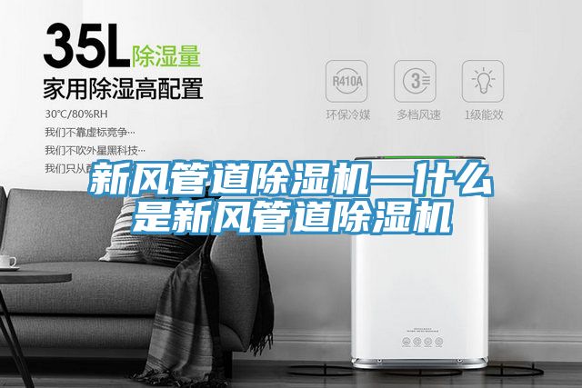 新風管道除濕機—什么是新風管道除濕機
