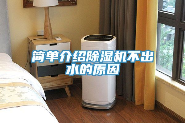簡單介紹除濕機(jī)不出水的原因