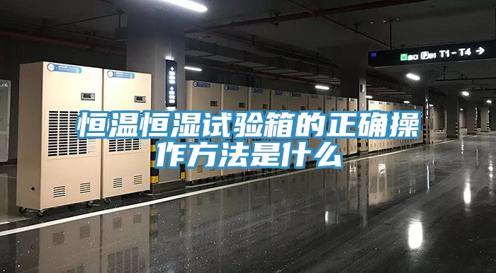 恒溫恒濕試驗(yàn)箱的正確操作方法是什么