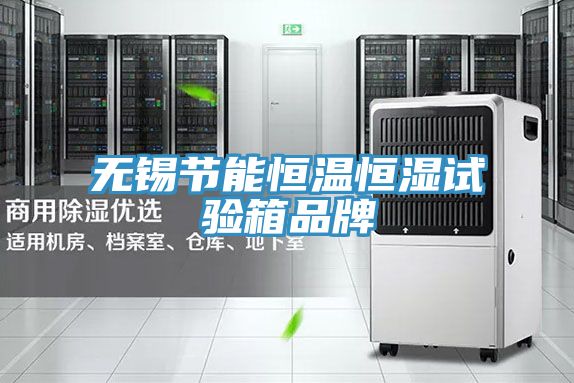 無錫節(jié)能恒溫恒濕試驗箱品牌