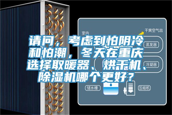 請問，考慮到怕陰冷和怕潮，冬天在重慶選擇取暖器、烘干機(jī)、除濕機(jī)哪個更好？