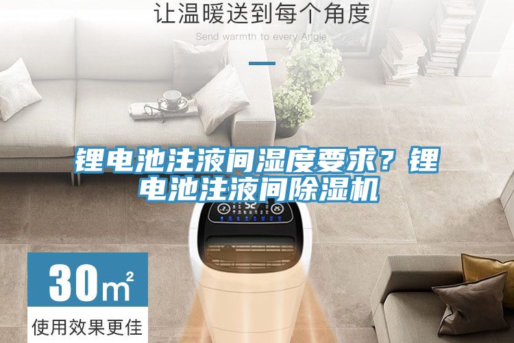 鋰電池注液間濕度要求？鋰電池注液間除濕機(jī)
