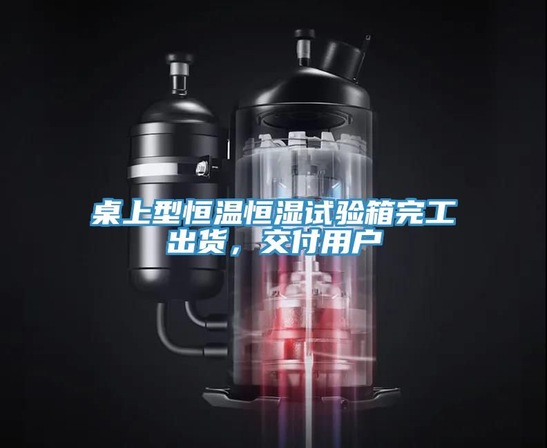 桌上型恒溫恒濕試驗(yàn)箱完工出貨，交付用戶