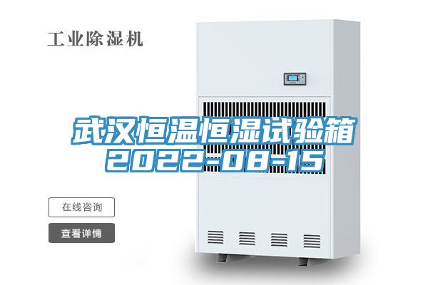武漢恒溫恒濕試驗(yàn)箱2022-08-15