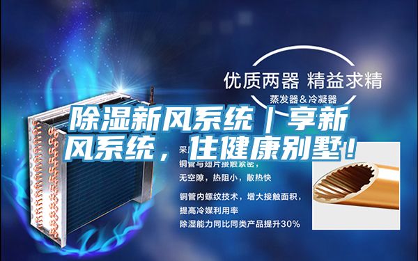 除濕新風(fēng)系統(tǒng)｜享新風(fēng)系統(tǒng)，住健康別墅！