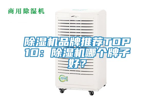 除濕機品牌推薦TOP10：除濕機哪個牌子好？