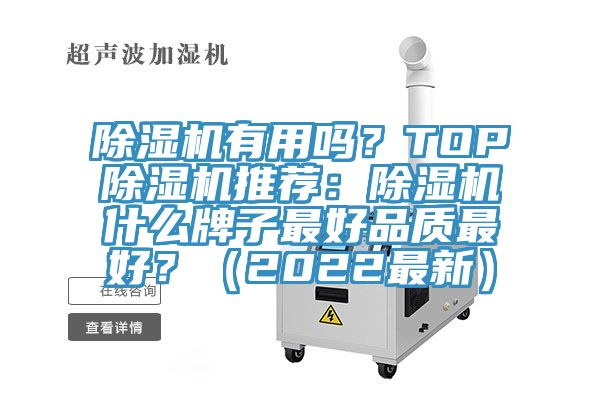 除濕機有用嗎？TOP除濕機推薦：除濕機什么牌子最好品質最好？（2022最新）