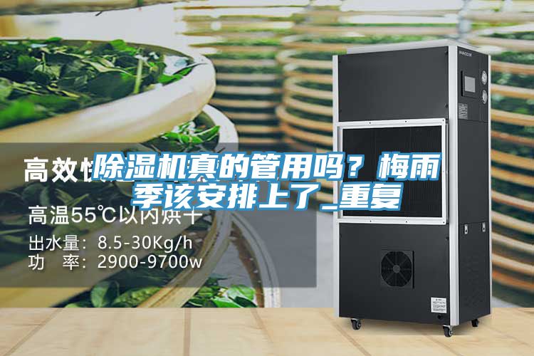 除濕機(jī)真的管用嗎？梅雨季該安排上了_重復(fù)