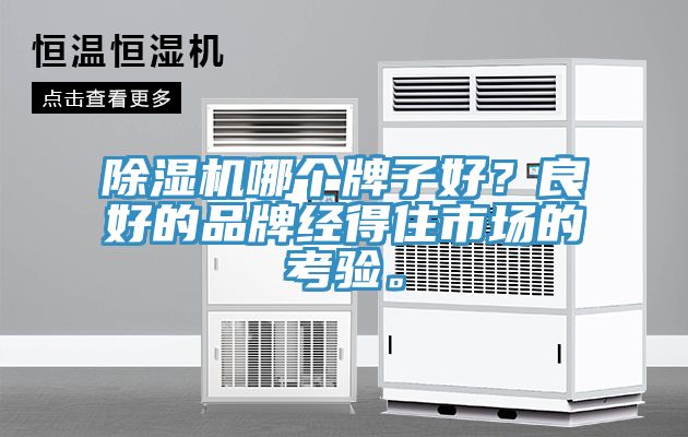 除濕機哪個牌子好？良好的品牌經(jīng)得住市場的考驗。