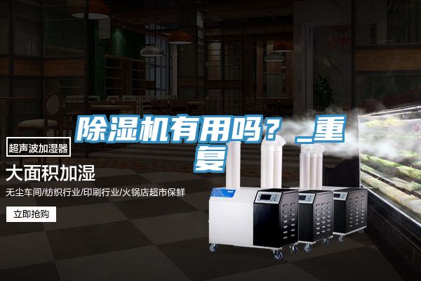 除濕機有用嗎？_重復