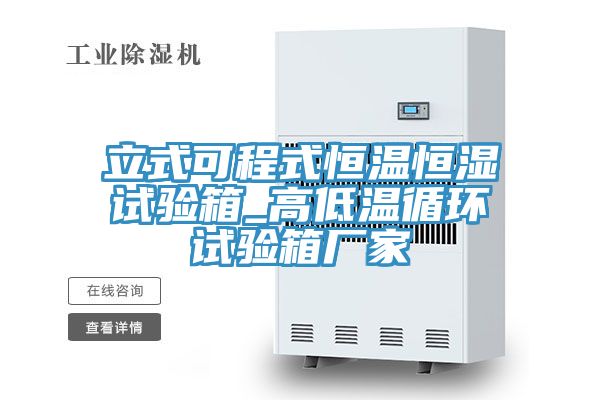 立式可程式恒溫恒濕試驗箱_高低溫循環(huán)試驗箱廠家