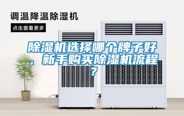 除濕機選擇哪個牌子好，新手購買除濕機流程？