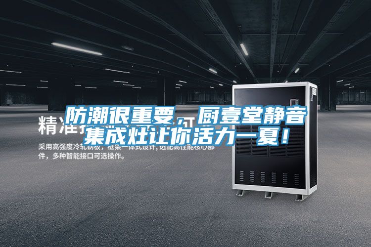 防潮很重要，廚壹堂靜音集成灶讓你活力一夏！