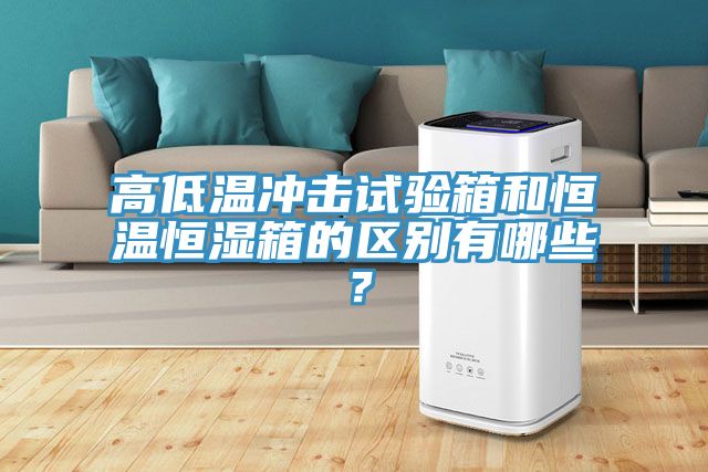 高低溫沖擊試驗箱和恒溫恒濕箱的區(qū)別有哪些？
