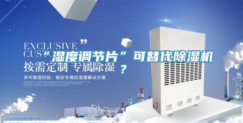“濕度調節(jié)片”可替代除濕機？