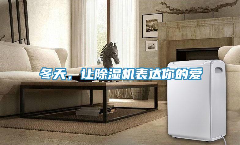冬天，讓除濕機表達你的愛