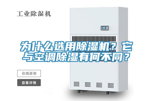 為什么選用除濕機？它與空調除濕有何不同？