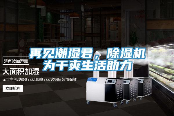 再見潮濕君，除濕機為干爽生活助力