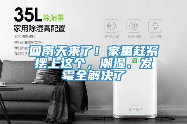 回南天來(lái)了！家里趕緊擺上這個(gè)，潮濕、發(fā)霉全解決了